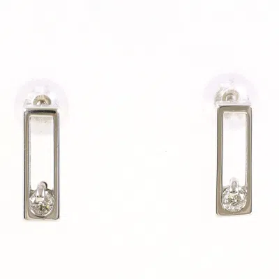 Pre-owned Unbranded (14k) Stud Earrings () In White