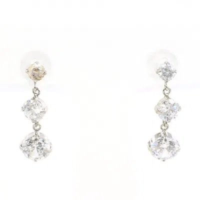 Pre-owned Unbranded (14k) Stud Earrings () In White