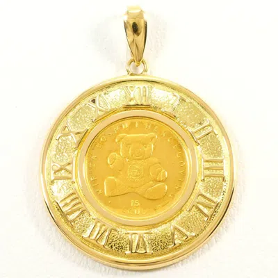 Pre-owned Unbranded (18k) (24k) Pendant () In Gold
