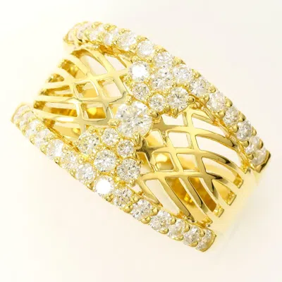 Pre-owned Unbranded (18k) Band Ring () In Gold