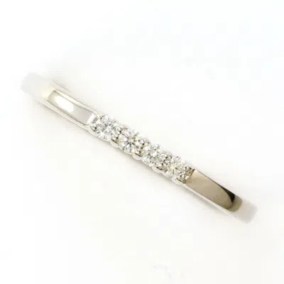 Pre-owned Unbranded (18k) Band Ring () In White