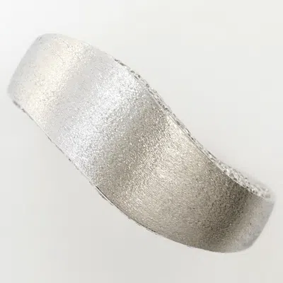 Pre-owned Unbranded (18k) Band Ring () In White