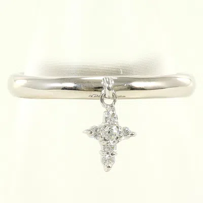 Pre-owned Unbranded (18k) Band Ring () In White