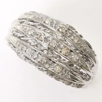 Pre-owned Unbranded (18k) Band Ring () In White