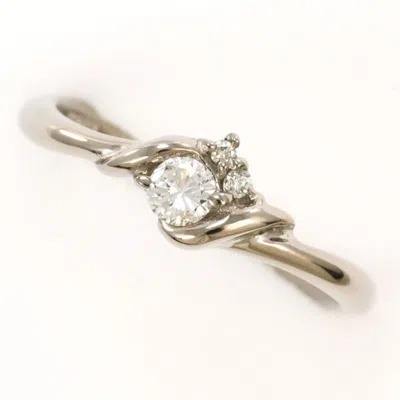 Pre-owned Unbranded (18k) Band Ring () In White