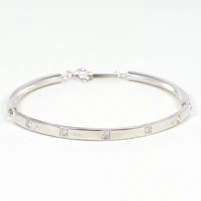 Pre-owned Unbranded (18k) Bangle () In White