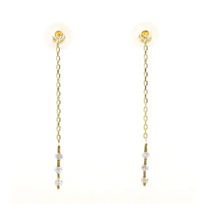Pre-owned Unbranded (18k) Drop Earrings () In Gold