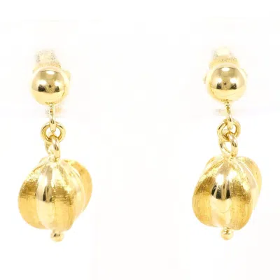 Pre-owned Unbranded (18k) Drop Earrings () In Gold