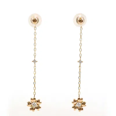 Pre-owned Unbranded (18k) Drop Earrings () In Gold