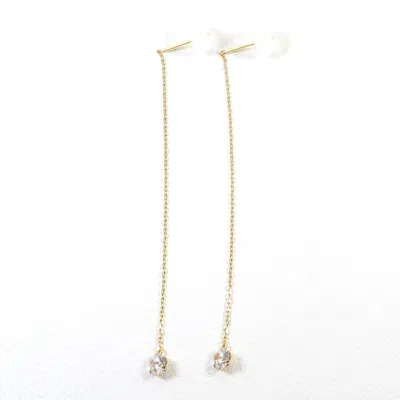 Pre-owned Unbranded (18k) Drop Earrings () In Gold