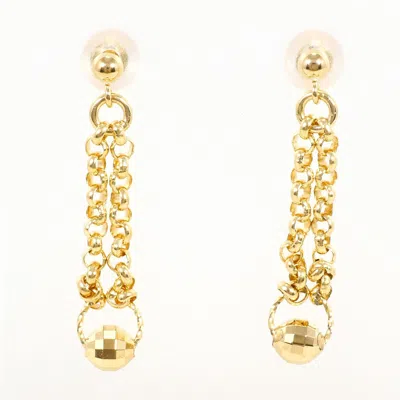 Pre-owned Unbranded (18k) Drop Earrings () In Gold