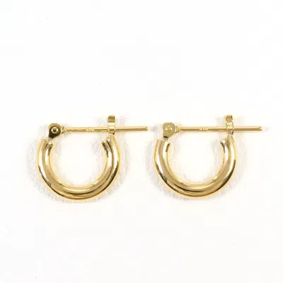 Pre-owned Unbranded (18k) Hoop Earrings () In Gold