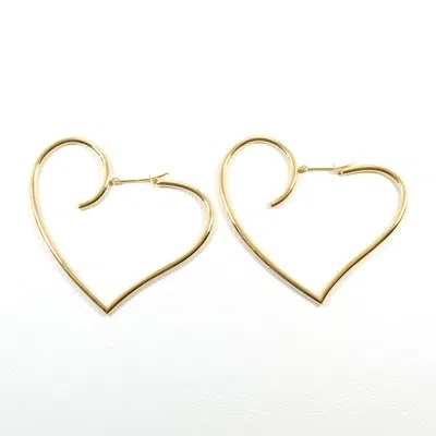 Pre-owned Unbranded (18k) Hoop Earrings () In Gold