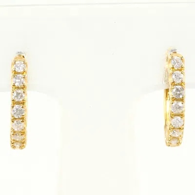 Pre-owned Unbranded (18k) Hoop Earrings () In Gold