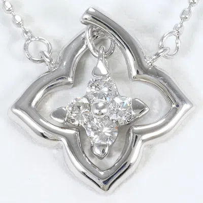 Pre-owned Unbranded (18k) Necklace () In White
