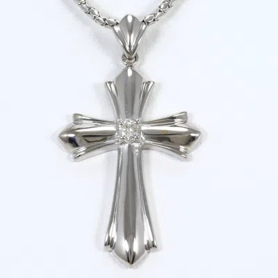 Pre-owned Unbranded (18k) Necklace () In White