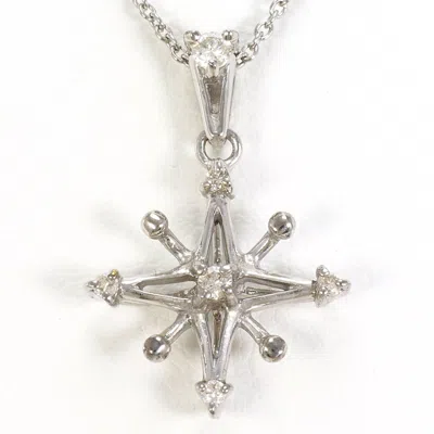 Pre-owned Unbranded (18k) Necklace () In White