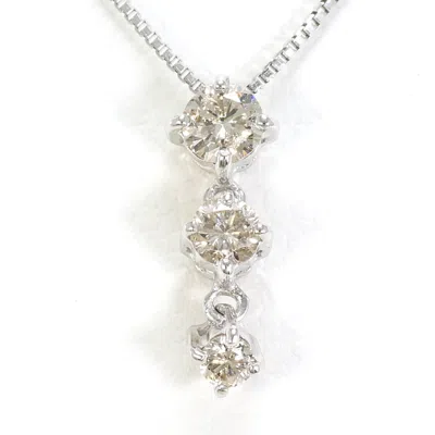 Pre-owned Unbranded (18k) Necklace () In White