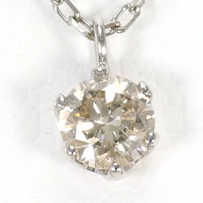 Pre-owned Unbranded (18k) Necklace () In White