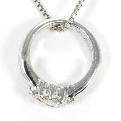 Pre-owned Unbranded (18k) Necklace () In White