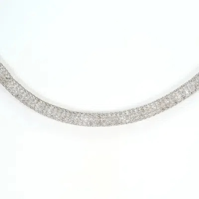 Pre-owned Unbranded (18k) Necklace () In White