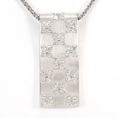 Pre-owned Unbranded (18k) Necklace () In White