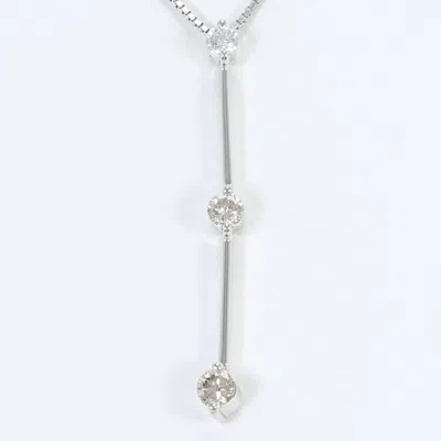 Pre-owned Unbranded (18k) Necklace () In White