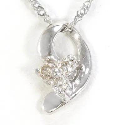 Pre-owned Unbranded (18k) Necklace () In White