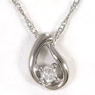 Pre-owned Unbranded (18k) Necklace () In White
