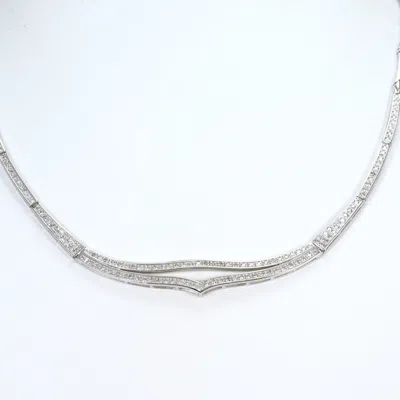 Pre-owned Unbranded (18k) Necklace () In White