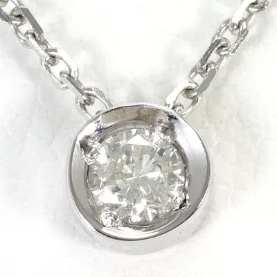 Pre-owned Unbranded (18k) Necklace () In White