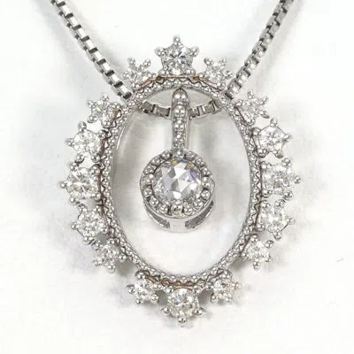 Pre-owned Unbranded (18k) Necklace () In White
