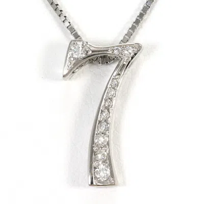 Pre-owned Unbranded (18k) Necklace () In White