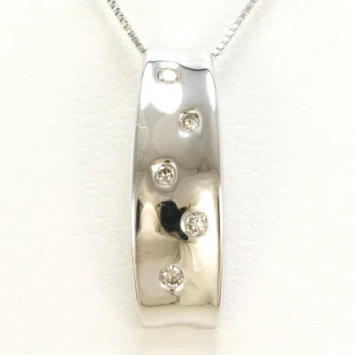 Pre-owned Unbranded (18k) Necklace () In White