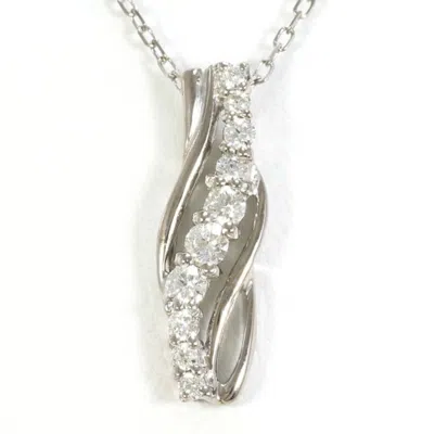 Pre-owned Unbranded (18k) Necklace () In White