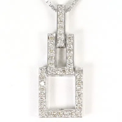 Pre-owned Unbranded (18k) Necklace () In White