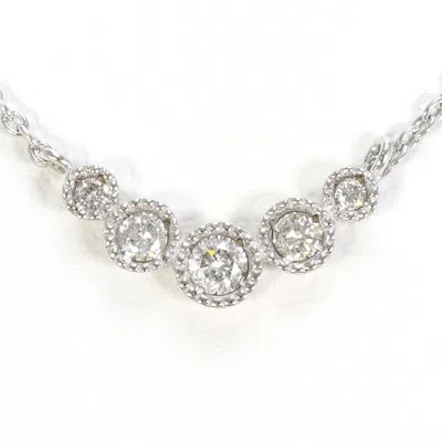Pre-owned Unbranded (18k) Necklace () In White