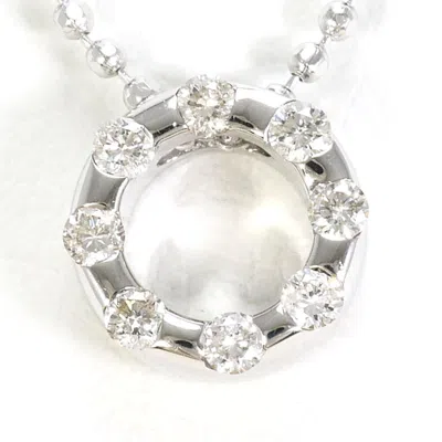 Pre-owned Unbranded (18k) Necklace () In White