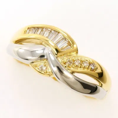 Pre-owned Unbranded (18k) Platinum 850 Band Ring () In Gold