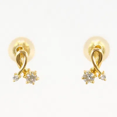 Pre-owned Unbranded (18k) Stud Earrings () In Gold