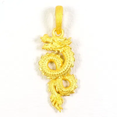 Pre-owned Unbranded (24k) Pendant () In Gold