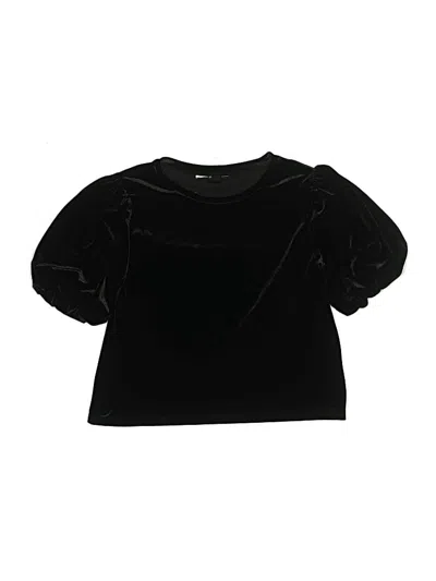Pre-owned Unbranded Kids' 3/4 Sleeve Blouse In Black