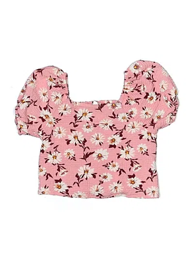 Pre-owned Unbranded Kids' 3/4 Sleeve Blouse In Pink