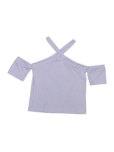Pre-owned Unbranded Kids' 3/4 Sleeve Blouse In Purple