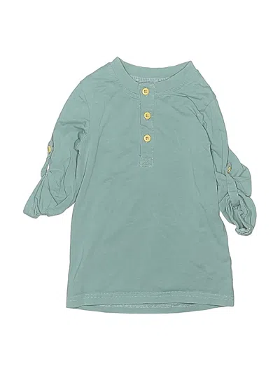 Pre-owned Unbranded Kids' 3/4 Sleeve T-shirt In Blue