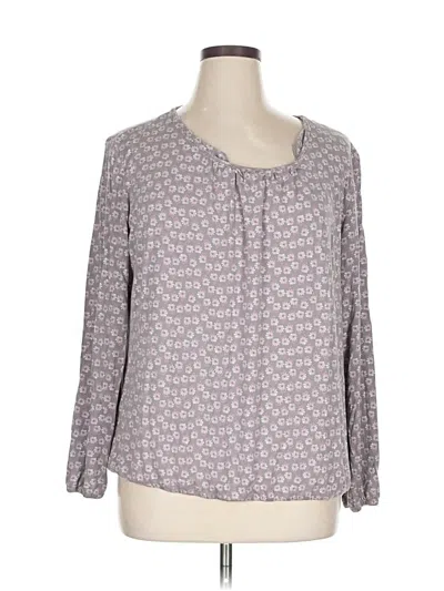 Pre-owned Unbranded 3/4 Sleeve T-shirt In Gray