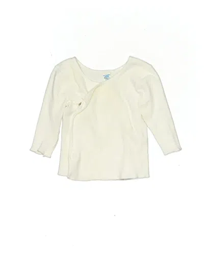 Pre-owned Unbranded Babies' 3/4 Sleeve Top Ivory Sweetheart Neckline Tops