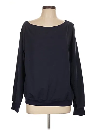 Pre-owned Unbranded 3/4 Sleeve T-shirt In Blue