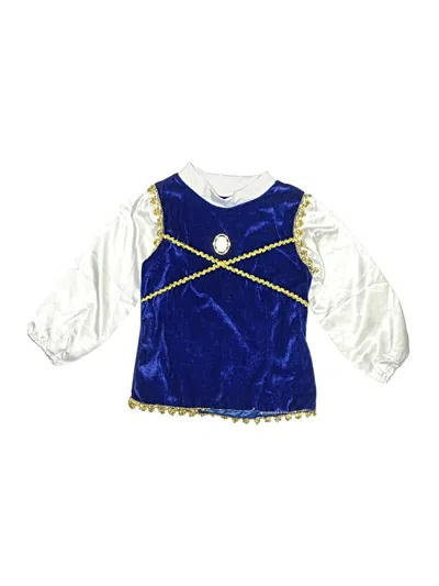 Pre-owned Unbranded Kids' 3/4 Sleeve T-shirt In Blue