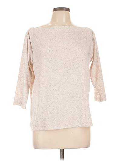 Pre-owned Unbranded 3/4 Sleeve T-shirt In Brown